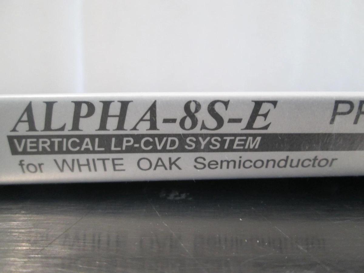 Used Tokyo Electron, ALPHA-8S-E Vertical LP-CVD, Preventative Maintence Manual, Used