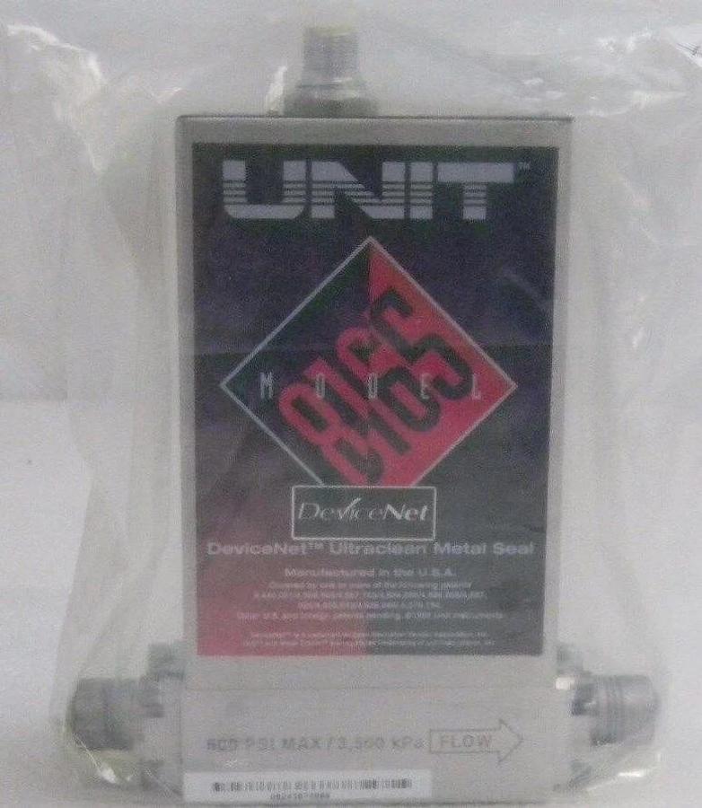 Used Unit UFC-8165, Mass Flow Controller, Gas- N2, Range- 5 L, 1/4" M I/O VCR