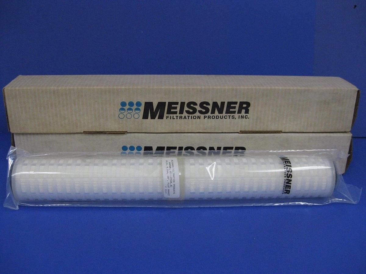 Meissner NyLUX AM0.2-2GLE Filter 0.2 Micron 20" L, Flat Gasket , Lot of 2 New