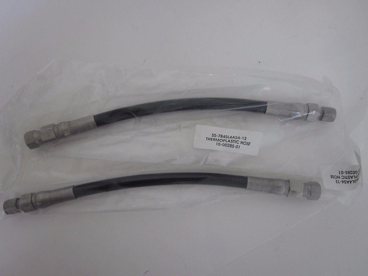 Swagelok Thermoplastic Hose SS-7R4SL4AS4-12, 1/4" SAE x Swagelok Tube - LOT of 3