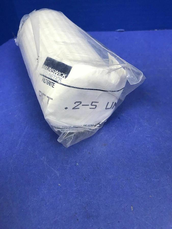 Brunswick Technetics 0.2-5 Poly Fine Filter 0.2 Micron 5" L, Nitrile Gasket, New