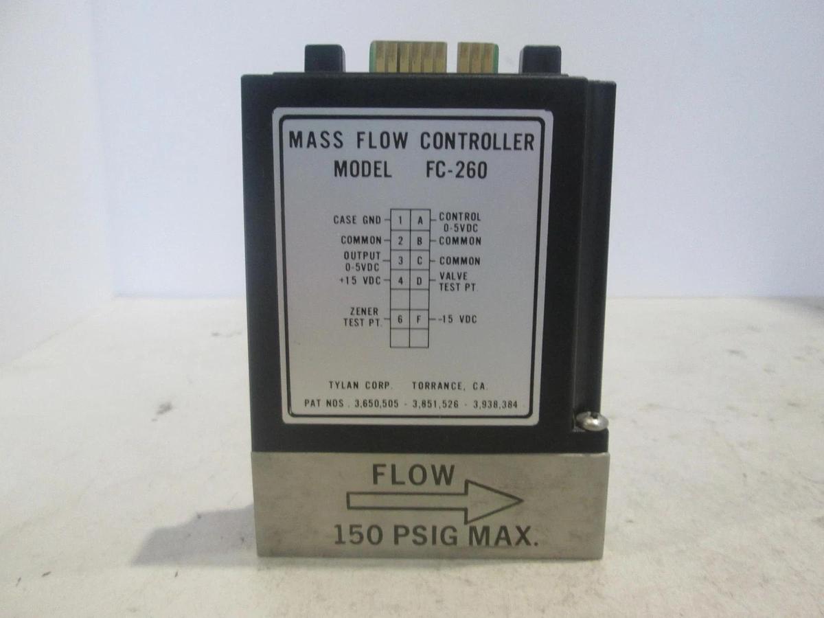 Used Tylan, FC-260V, Mass Flow Controller, 200 SLPM, O2, Used