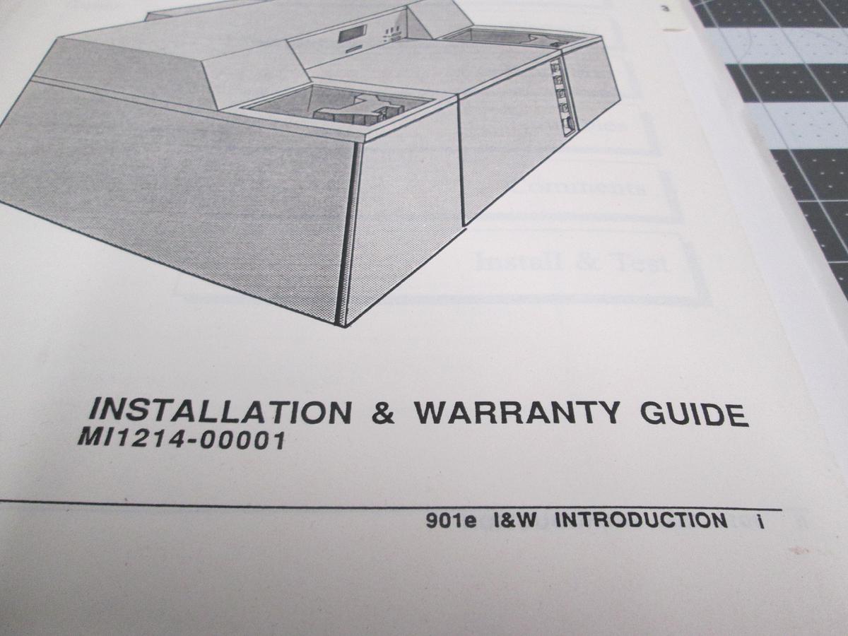 Used TEGAL, 901e Plasma Production Etcher Operation Installation Warranty Guide MI1214