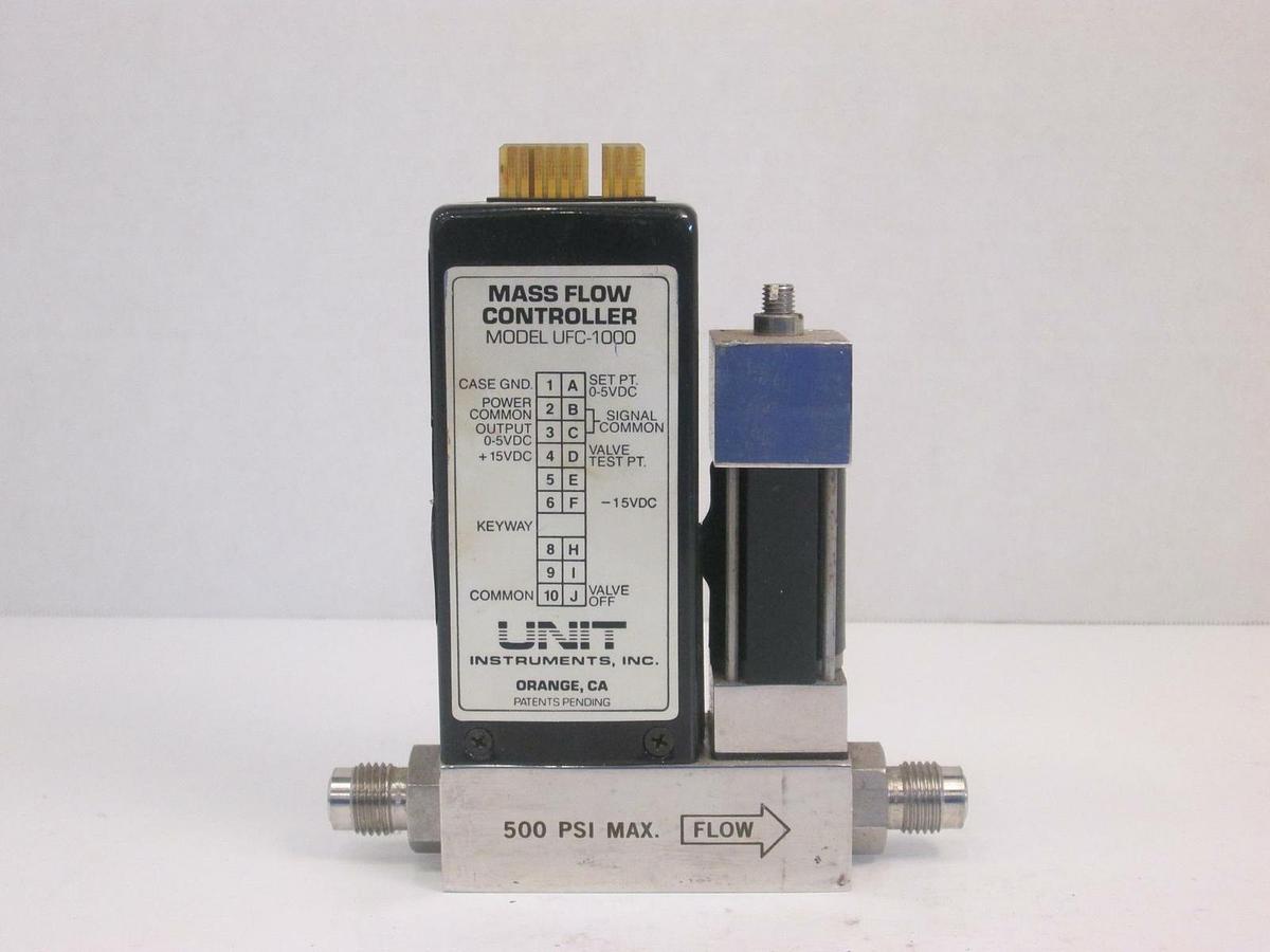 Used Unit UFC-1020 Mass Flow Controller MFC, HCL, 1 SLM