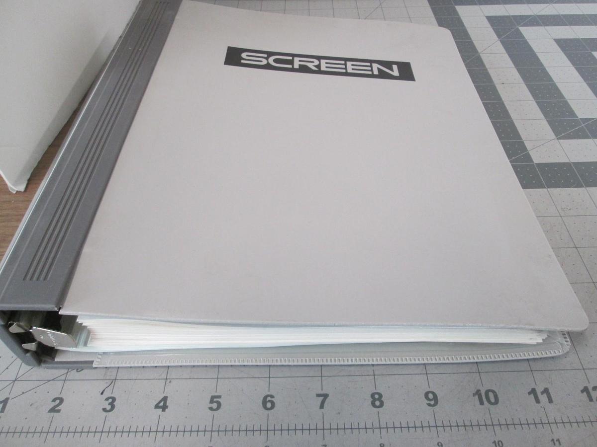 Used Screen, D-Spin 636, Service Manual/Parts List, Used