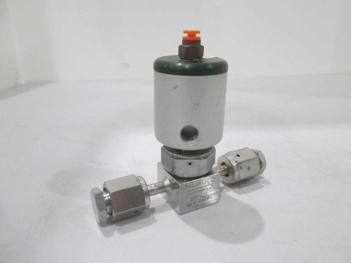 Used Nupro, 6LV-DAFR4-P-O, Sealed Diaphragm Valve, Used