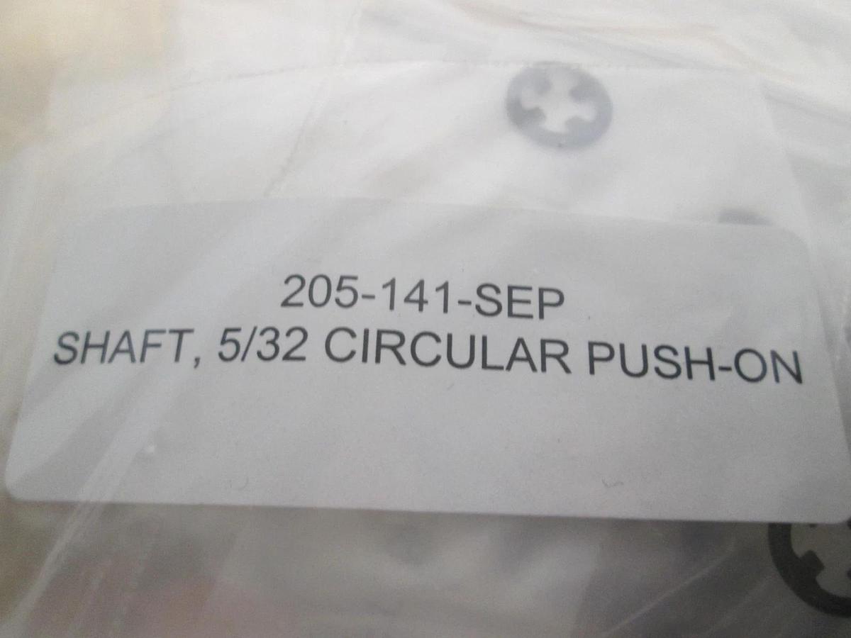 Shaft, 5/32 Circular Push-On, 205-141, New, Lot of 95