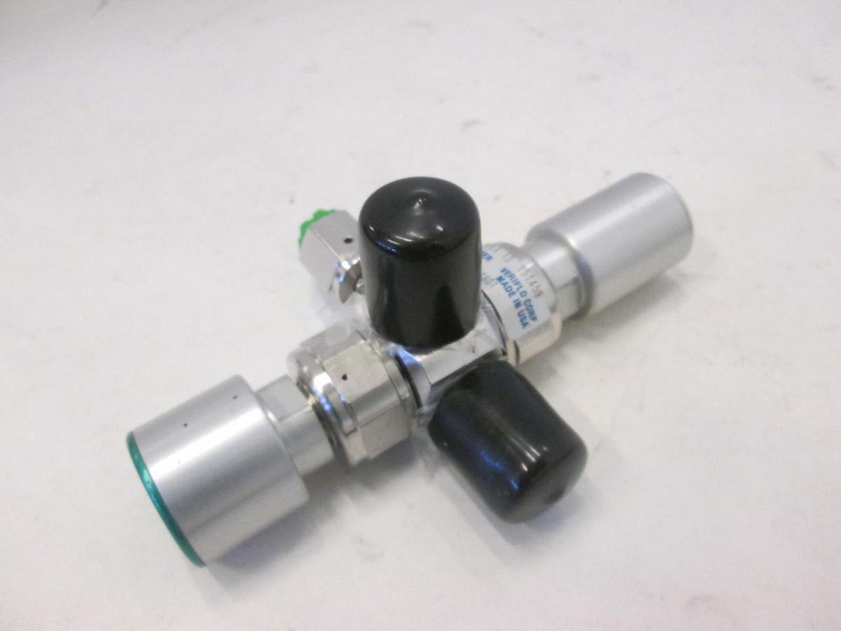 Veriflo, Double Actuator 3 Way Diaphragm Valve, 944A0PLPNONC4801, New