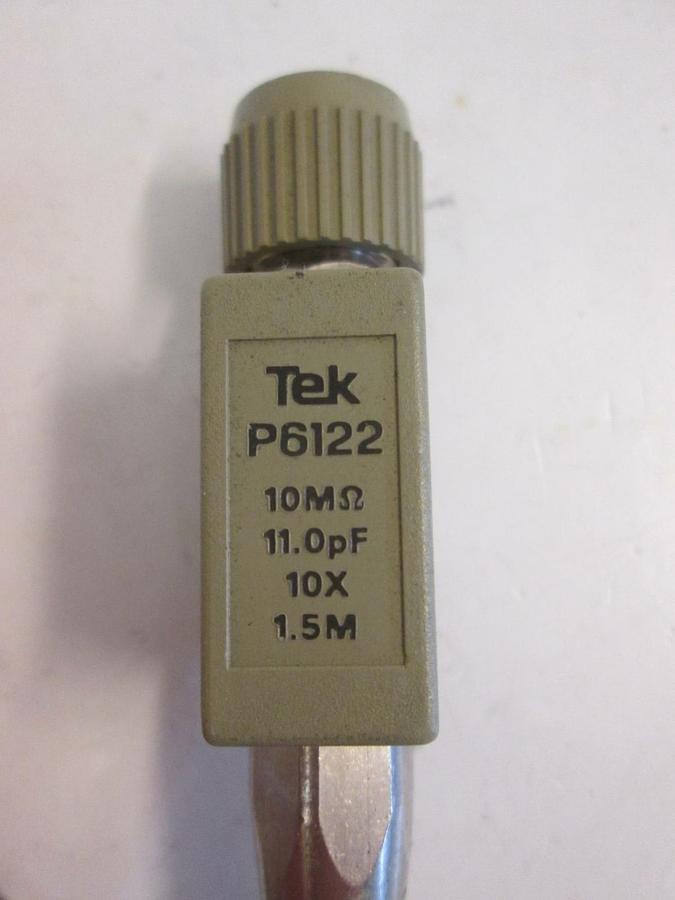 Used Tek P6122 Passive Probe, 10M, 11.0pF, 10X, 1.5M, Used