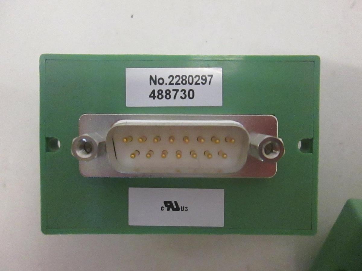 Used Phoenix Contact, DFLK-D15, Breakout Board, 15-Pin, Used, Lot of 4