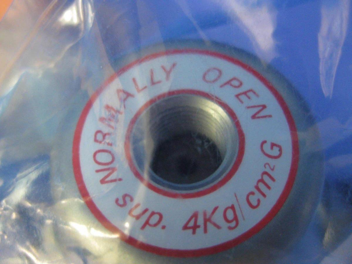 Motoyama UCV CTFE-Seat Pneumatic Valve, N.O., 10K-1/4", New