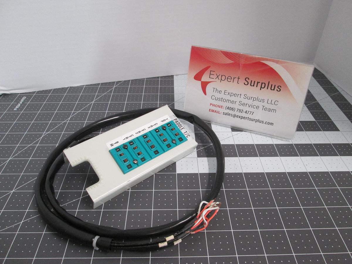 Used Semiconductor, PADDLE T/C Thermocouple Assembly 5 Channel Sensor Cable 