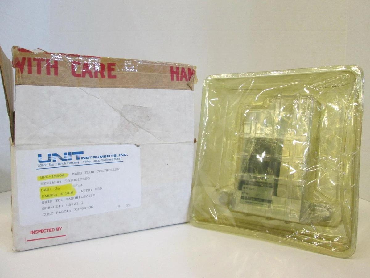 Used Unit UFC-1560A, MFC, Mass Flow Controller, O2, 4 SLM, 1/4" VCR, Used