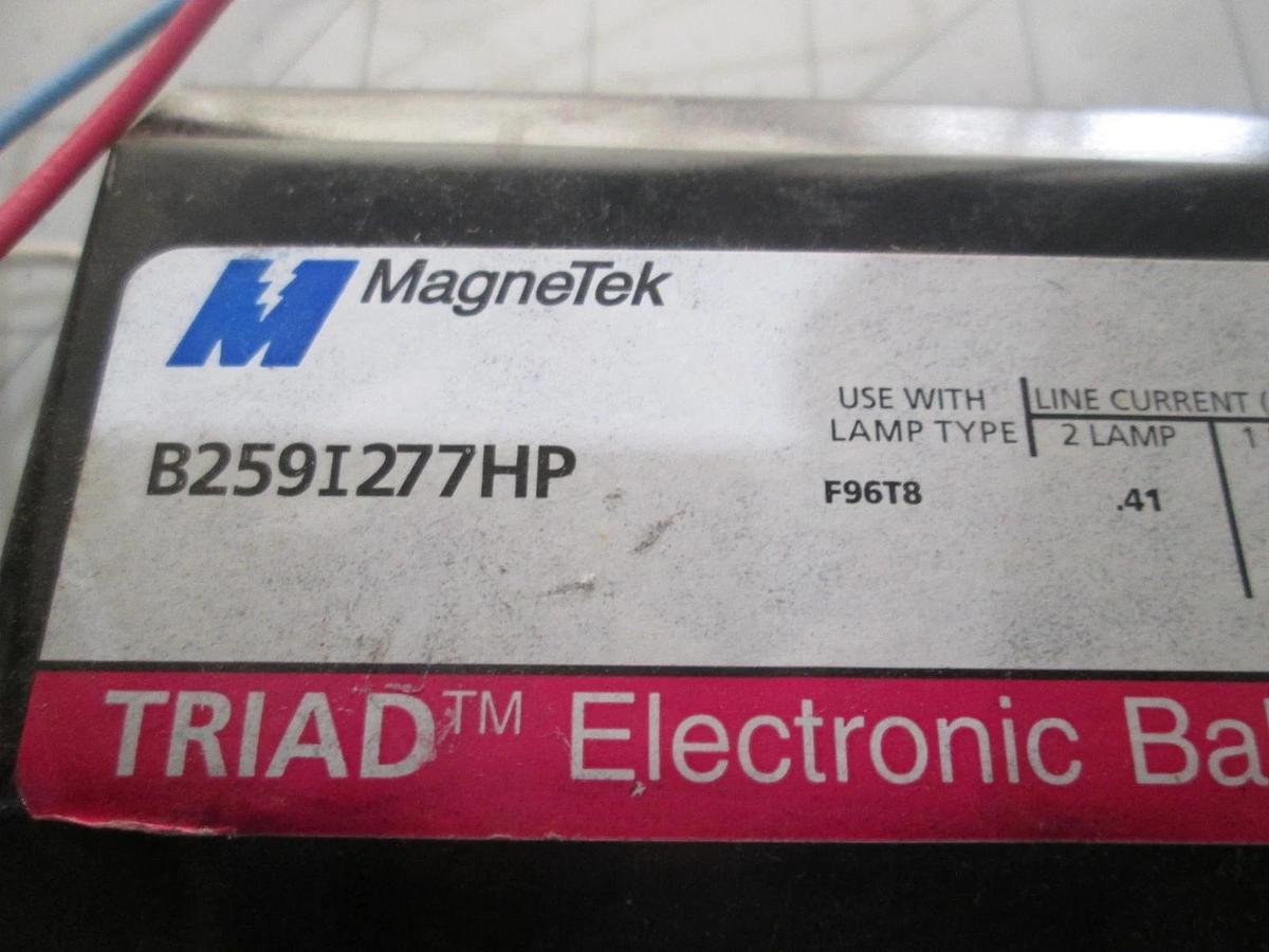 Used MagneTek, B259I277HP, Triad Electronic Ballast, Used