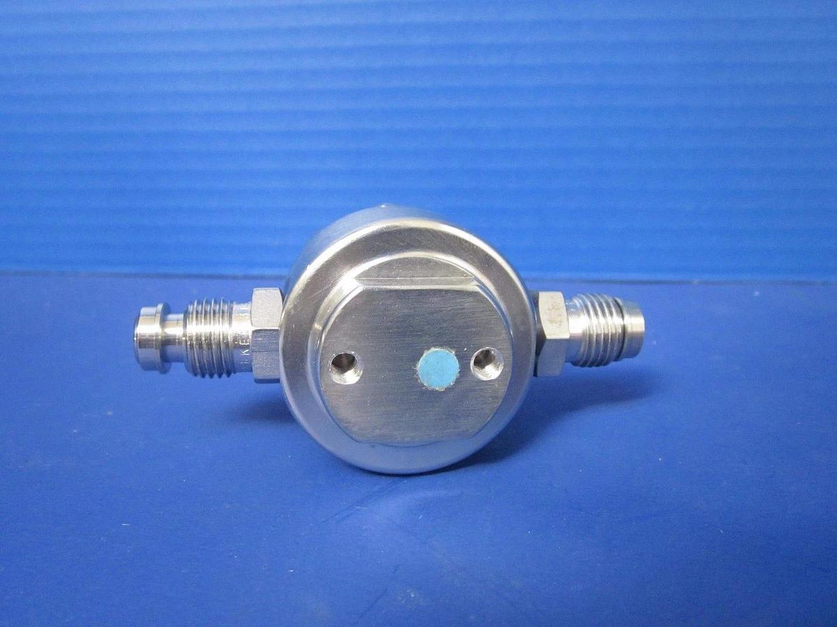 Used Veriflo HPV210S with Purge / Vent Button, 2 Ports - 1/4" Male VCR, Used