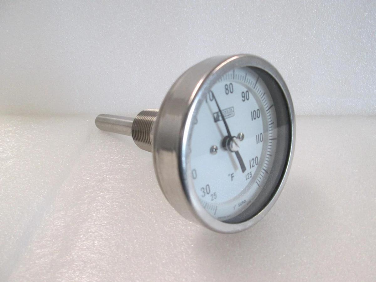Weskler Instruments, 25-125 Degree F, SUBD Thermometer, New