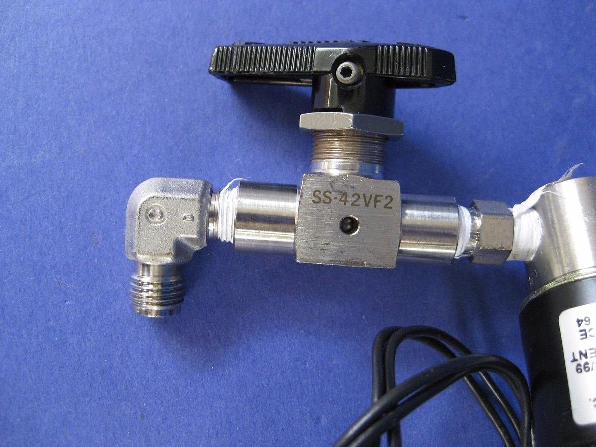 Used Precision Dynamics B3016 and Whitey SS-42VF2 Valve Assembly, Used