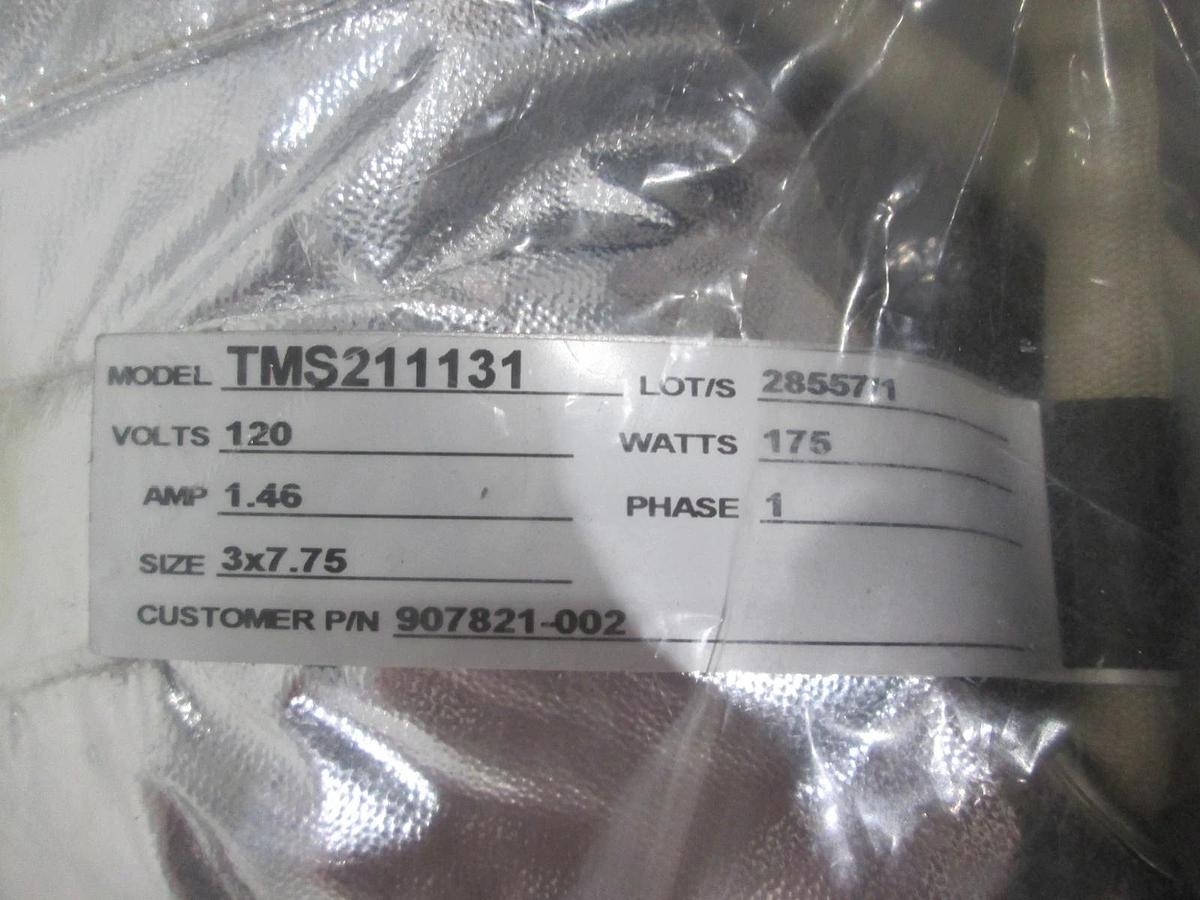 Used BriskHeat, TMS211131, Insulator Jacket, 120V, 1.46A, 175W, Single Phase, Used