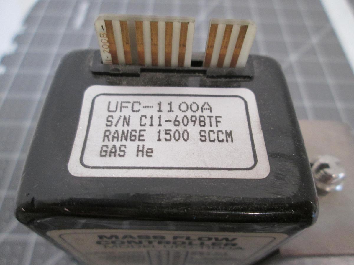 Used UNIT Instruments, UFC-1100A, Mass Flow Controller 1500 SCCM He Helium MFC 