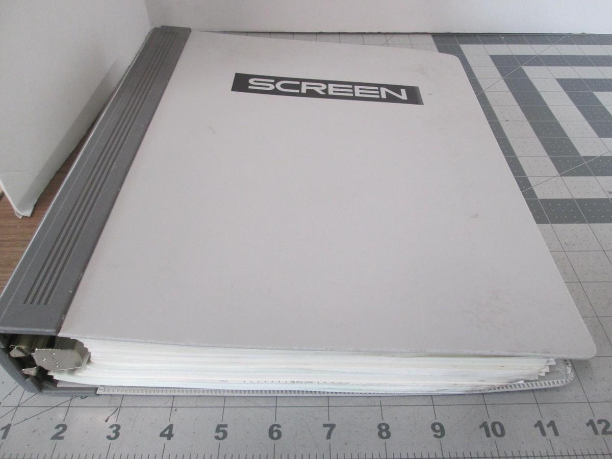 Used Screen, D-Spin 636, Instruction Manual, Used