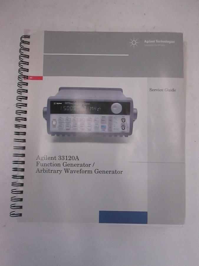 Used Agilent 33120A Function Generator/Arbitrary Waveform Generator Service Guide, Us