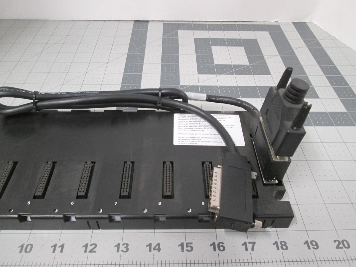Used GE Fanuc, IC693CHS392D, 10 Slot Baseplate Expansion Module w/ Connect Cable,Used