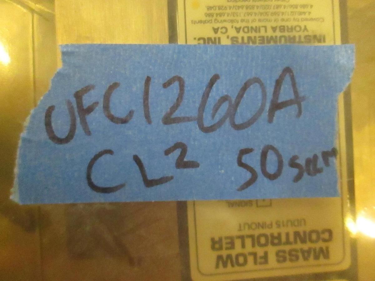 Used Unit UFC-1260A Mass Flow Controller MFC, CL2, 50 SCCM, Refurb