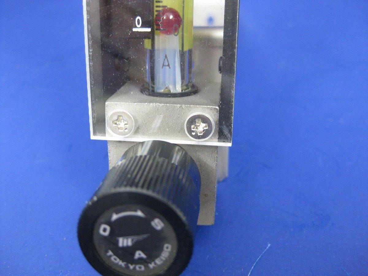 Used Tokyo Keiso F96-26934-1 Purge Meter, 0-11.8 Sl/Min N2 with Valve