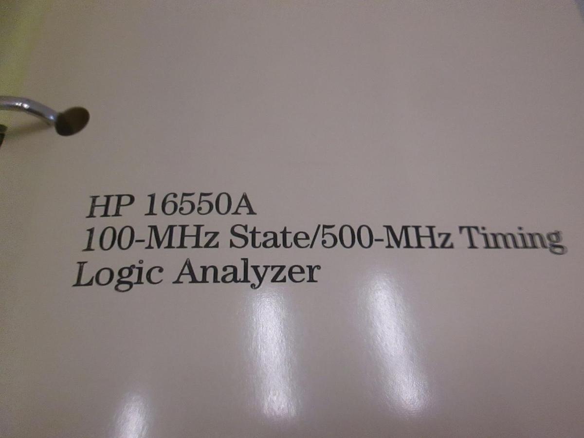 Used HP 16550A 100-MHz State/500MHz Timing Logic Analyzer, Used