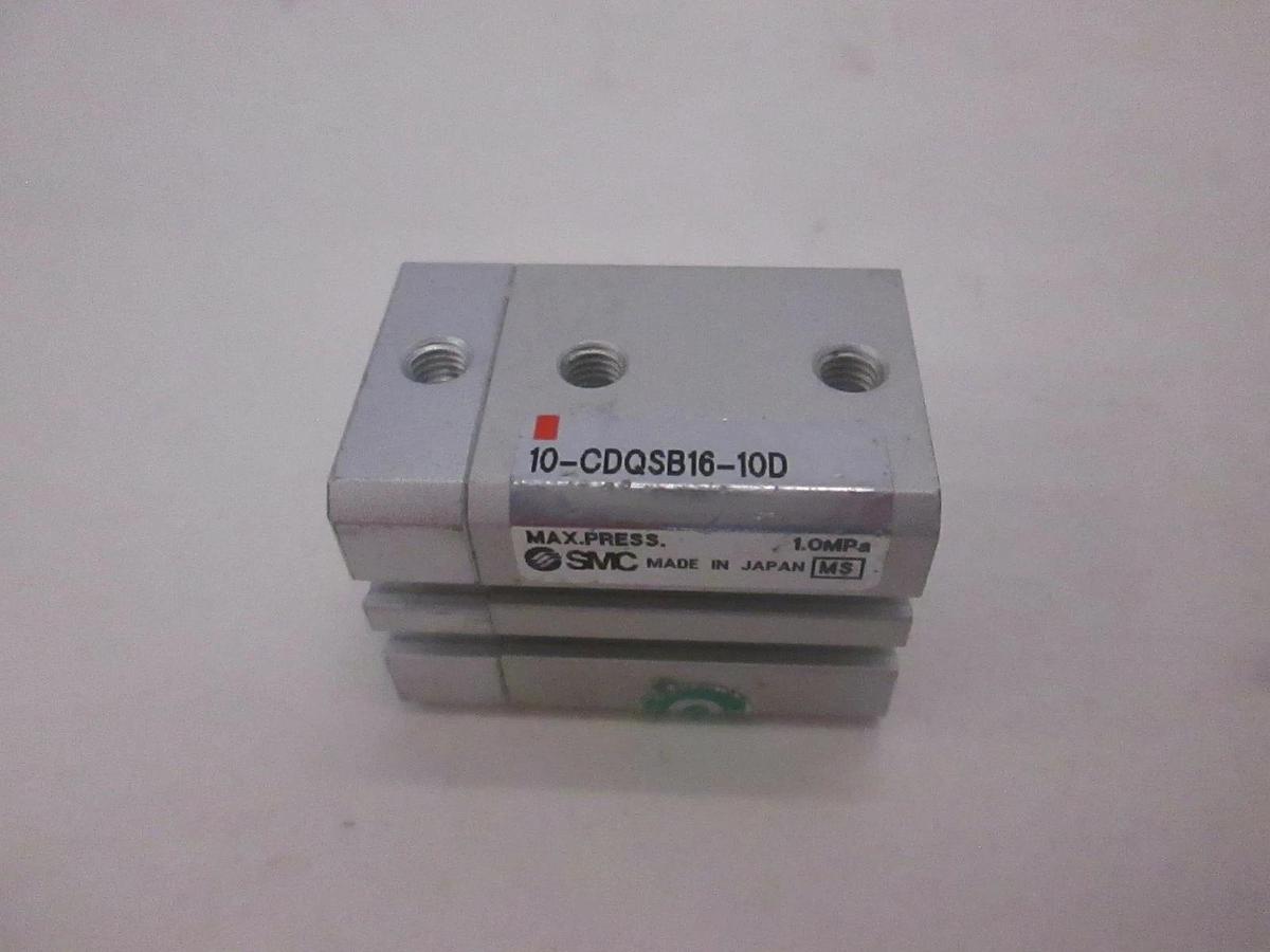 Used SMC, 10-CQSB16-10D, Compact Cylinder, Used