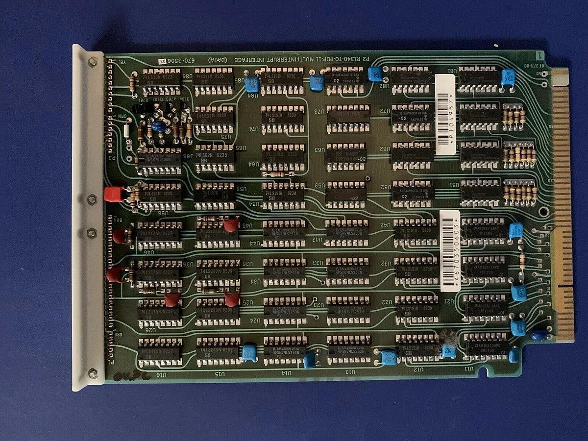 Used Tektronix Multi-Interrupt Interface PCB Assy, 670-3506-03, Used
