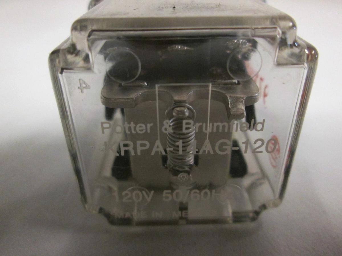 Used Potter & Brumfield, KRPA-14AG-120, 120V Relay, Used