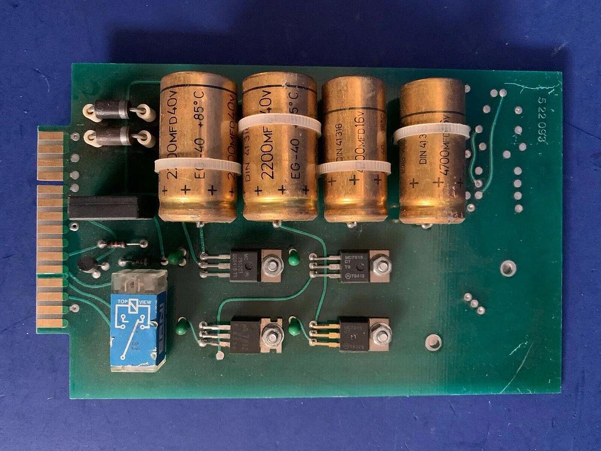 Used Tempress 5 22 093 Power Supply PCB, Used