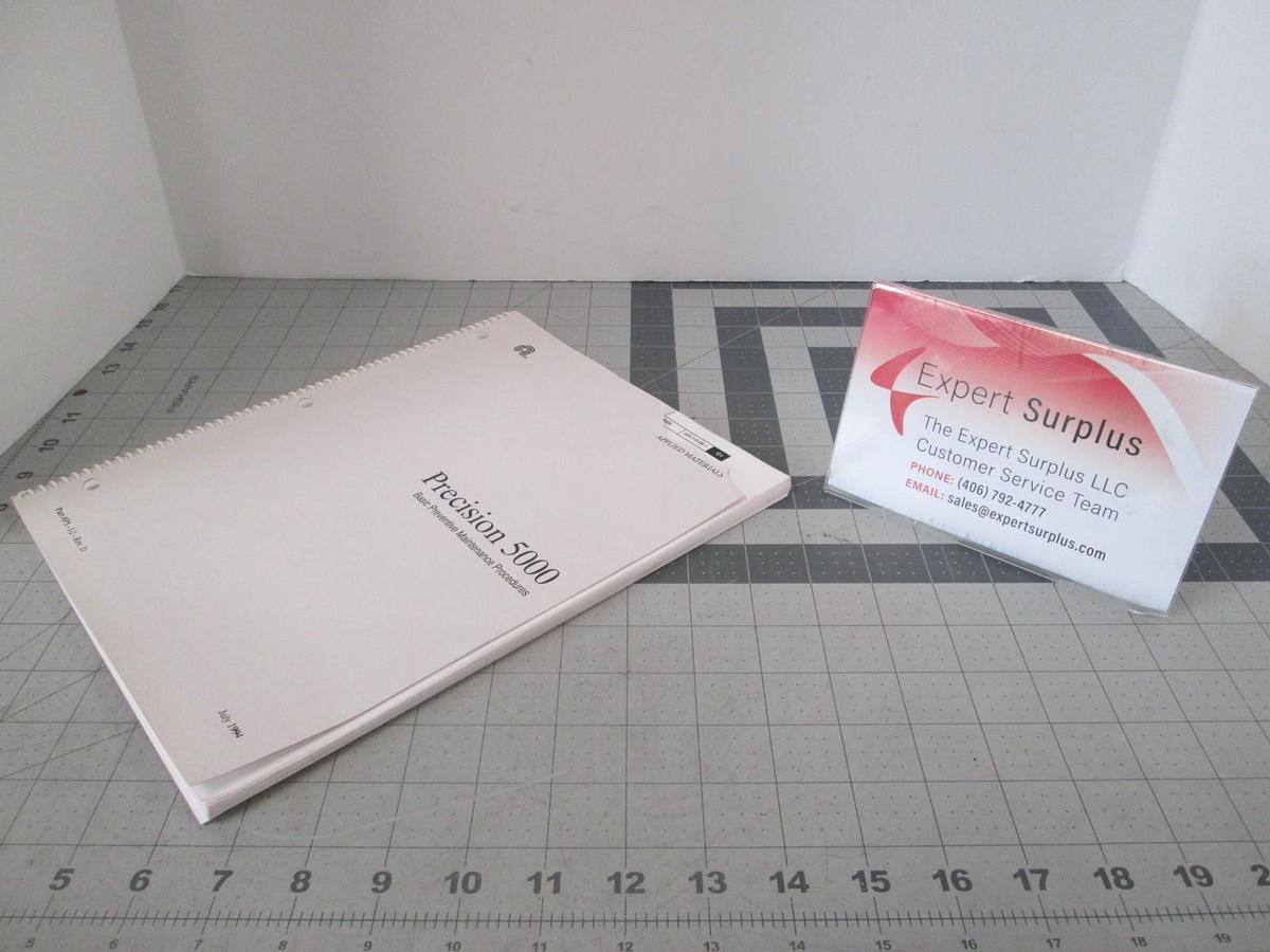 Used AMAT, Precision 5000 Basic Preventive Maintenance Procedures, Used