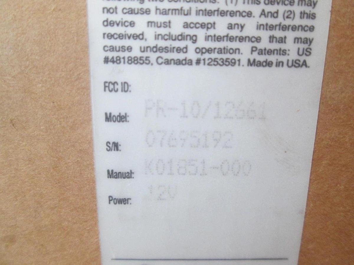 Motorola, PR-10/12661, Proximity Reader Wiegand Cable, New