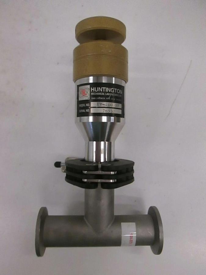 Used Huntington EV-100-SF Vacuum Valve w/ VF25, Tee Fitting, Used