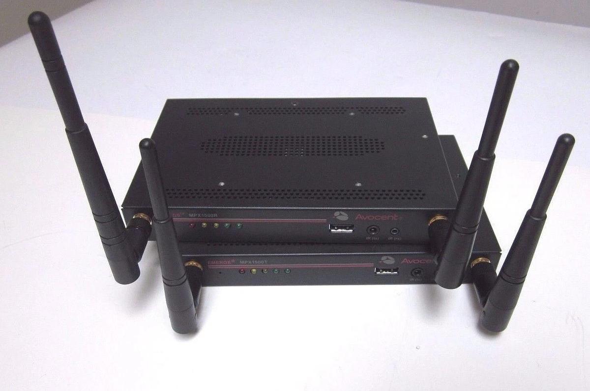 Used Avocent Emerge Multipoint Extender-Transmitter and Receiver MPX1500, Lot Of 2