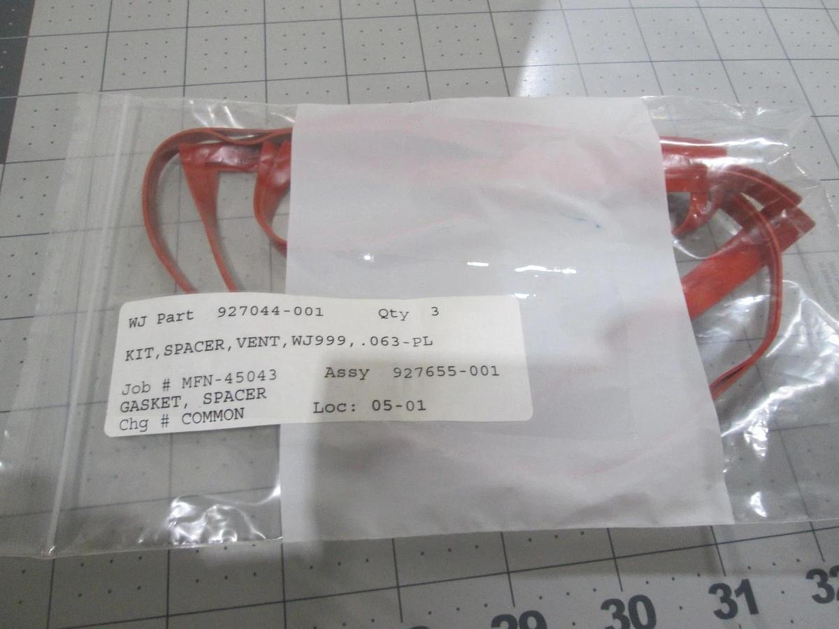 Watkins Johnson, APCVD Vent Spacer Kit, 927655-001, New