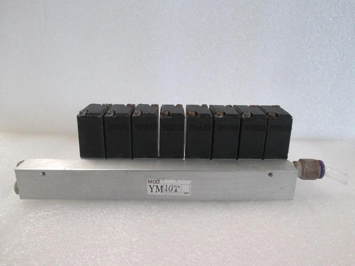 Used Koganei, V030E1, Solenoid Valve Block Assy, 8 Valve, Used