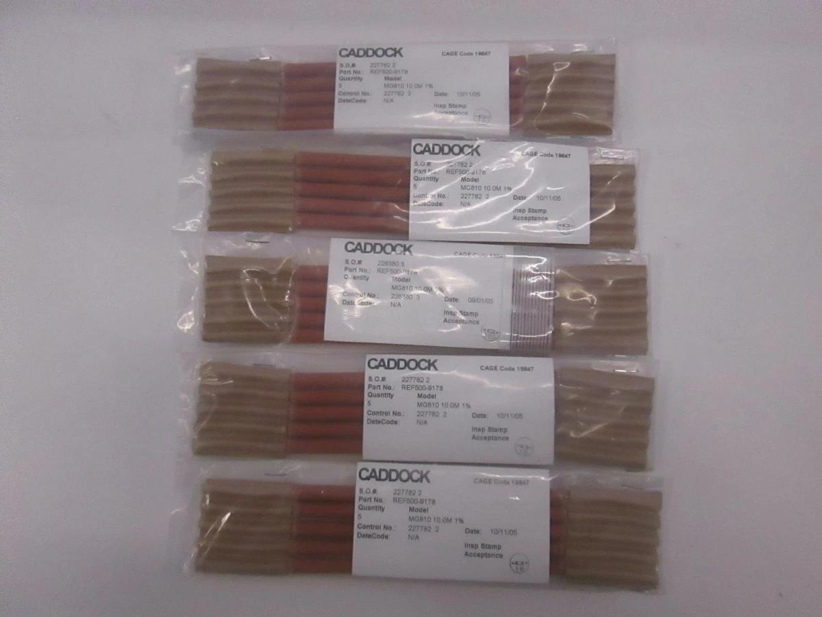 Caddock, High Voltage Resistors, MG810, New, Lot of 25