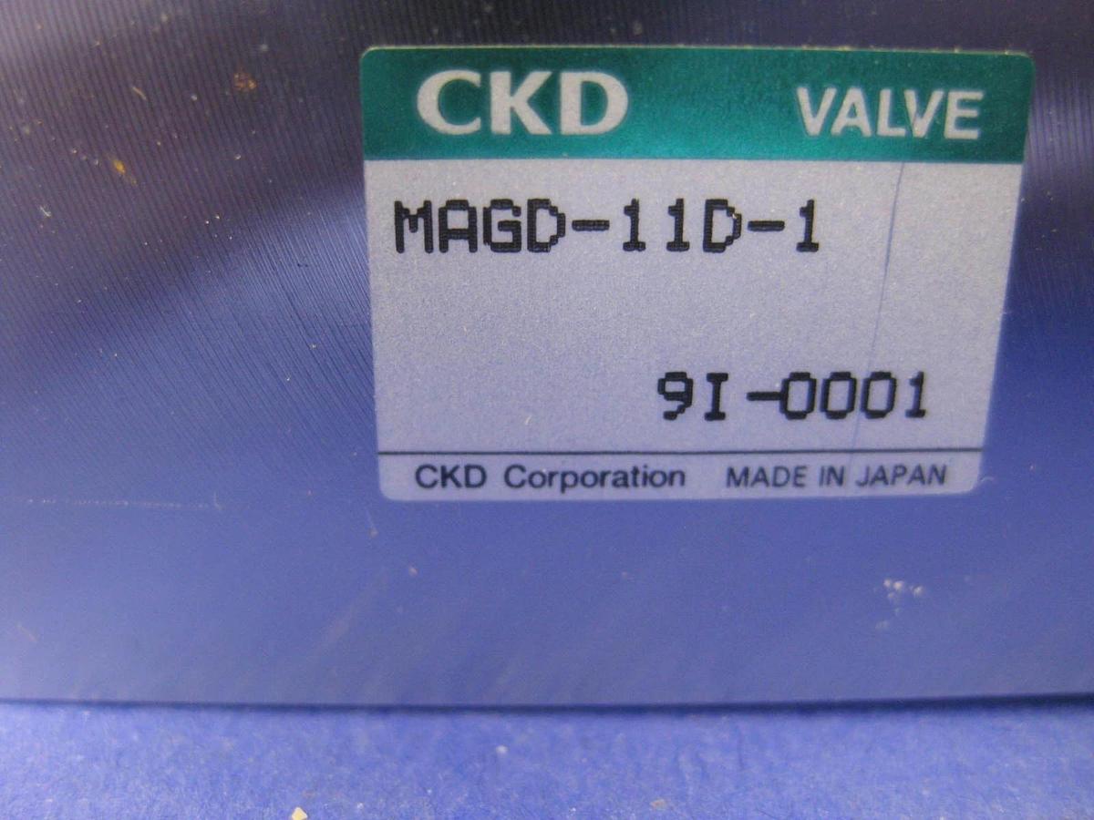 Used CKD MAGD-11V Air Operated Block Valve, N.C., Used
