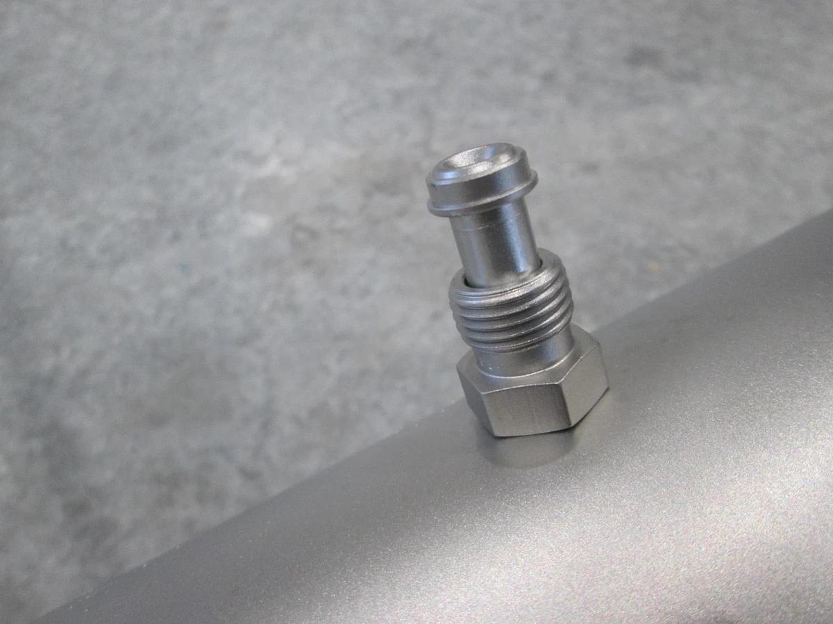 Used AMAT, 32", 90 Degree Elbow Gas Line Assy w/ 3 Ports, Used