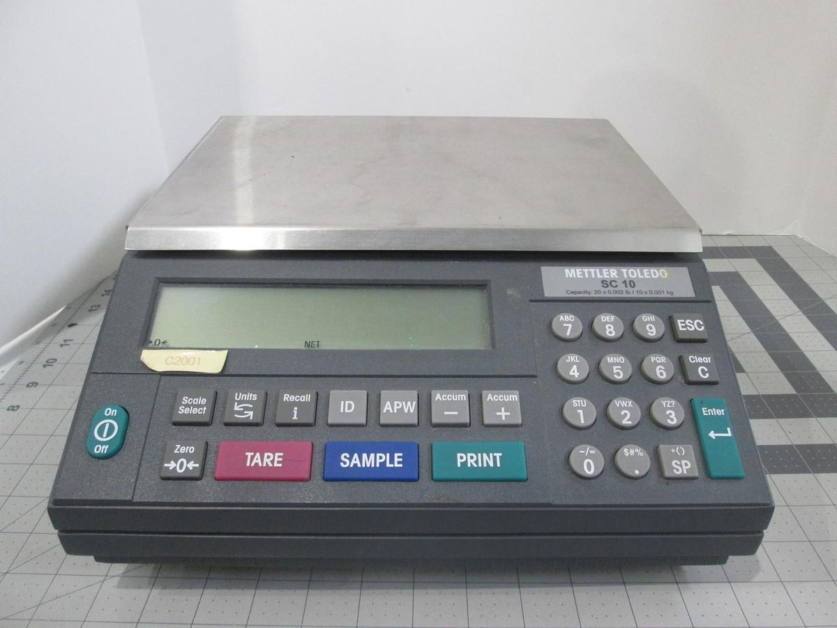 Used Mettler Toledo, SC 10, Model 00SC, Scale, Used