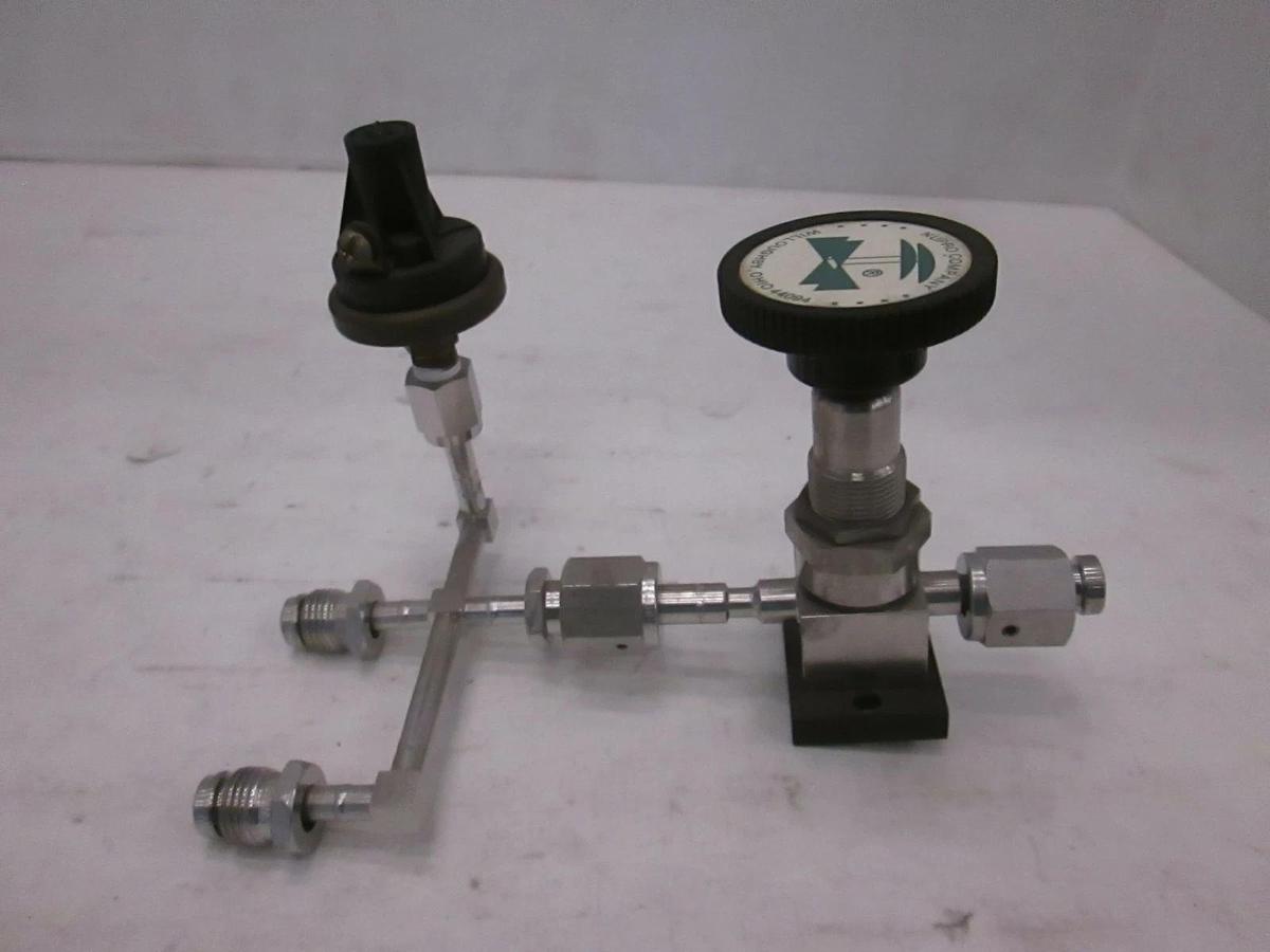 Used Nupro Valve Assy w/ 3 Ports, Used
