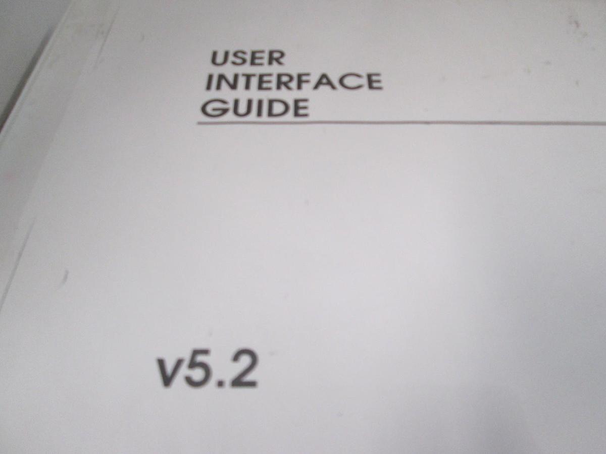 Used Promis, User Interface Guide, V5.2, Used