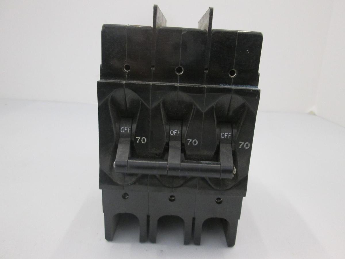 Used Airpax, 219-3-5730-1, Circuit Breaker, 3 Pole, 70A, Used