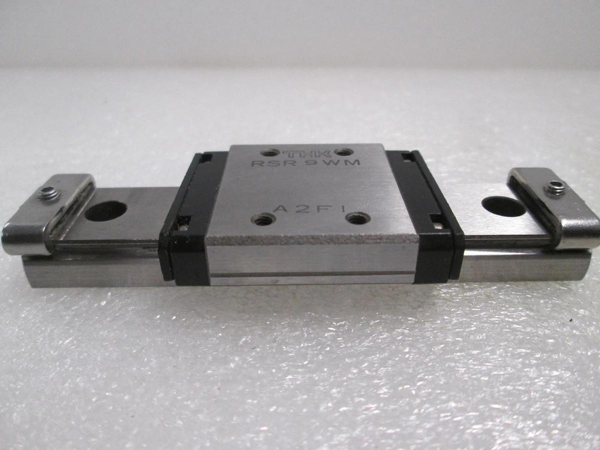 THK, RSR 9WM, Linear Bearing Guide Block w/ Guide Rail, New