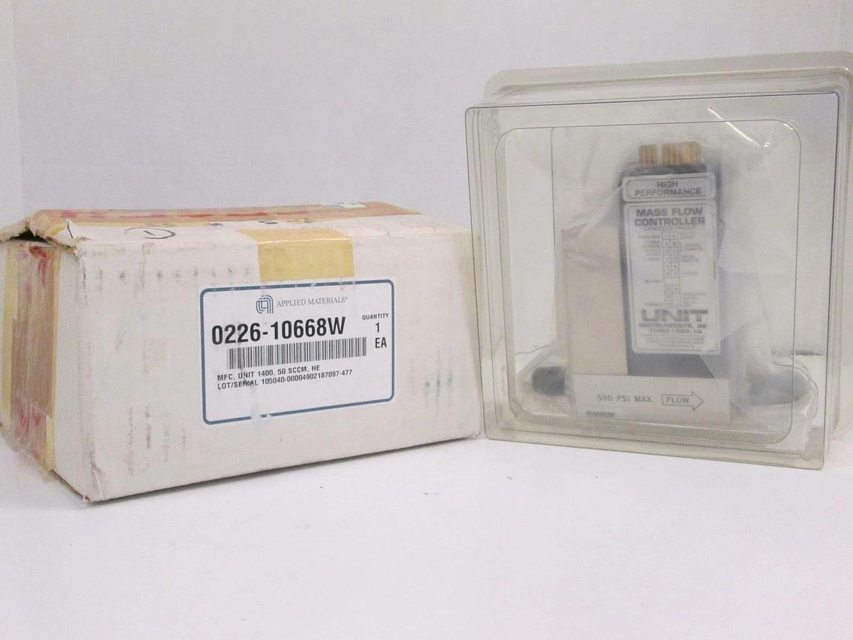 Used Unit UFC-1400A Mass Flow Controller MFC, He, 50 SCCM, Used