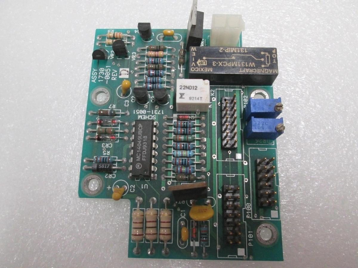 Used Air Products PCB Assy, 1730-0051, level sense board, Used trans-lc diffusion