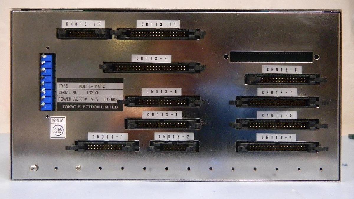 Used TEL Tokyo Electron Limited, Model 340CX, M340-CVD Gas System Ctrl Unit, Used